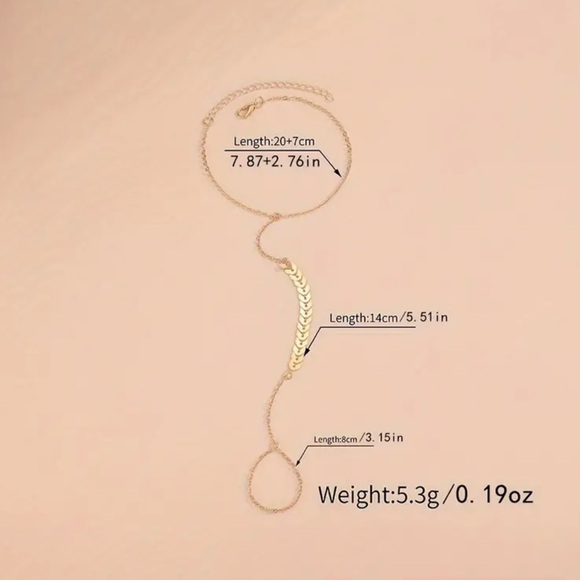 🆕 Toe ring anklet - Picture 3 of 5